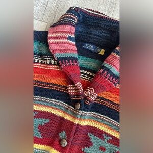 Polo Ralph Lauren Women’s Southwestern Serape Cardigan Knit Sweater Size S NWOT